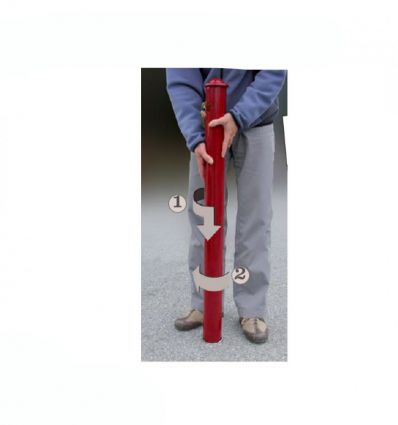 Potelet Amovible avec Fourreau Verrouillable