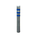 Potelet de protection galva à bandes bleues