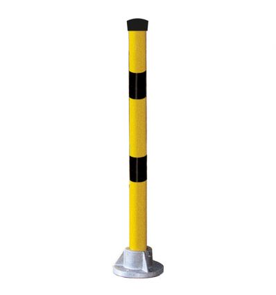 Potelet de Protection en Acier jaune et noir