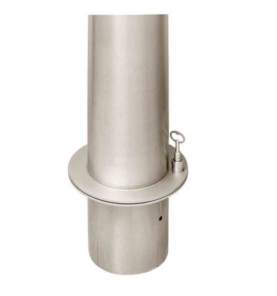 Potelet amovible inox