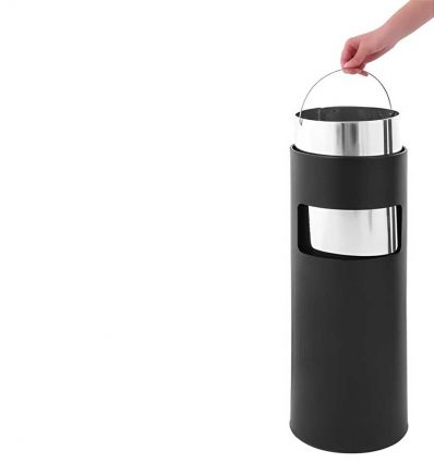 Poubelle cendrier extérieur 12,5 litres