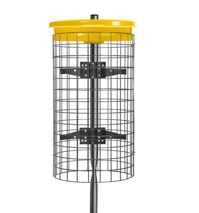 Poubelle de Plage sur Poteau 110L - Acier ou Bois