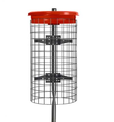 Poubelle de Plage sur Poteau 110L - Acier ou Bois
