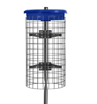 Poubelle de Plage sur Poteau 110L - Acier ou Bois