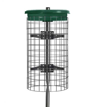 Poubelle de Plage sur Poteau 110L - Acier ou Bois