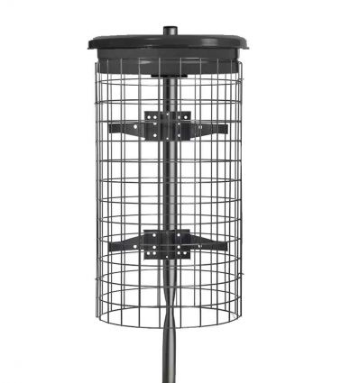 Poubelle de Plage sur Poteau 110L - Acier ou Bois