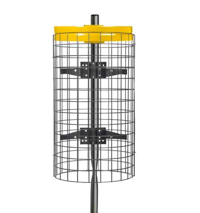 Poubelle de Plage sur Poteau 110L - Acier ou Bois