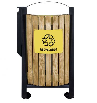 Poubelle de Tri Extérieur pour Espaces Verts