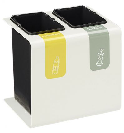 Poubelle de tri pour bureau