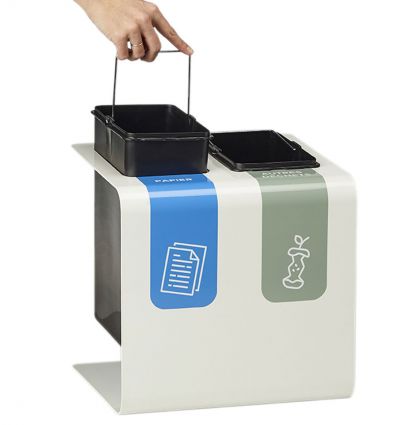 Poubelle de tri pour bureau