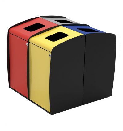 Poubelle de tri sélectif 80 litres