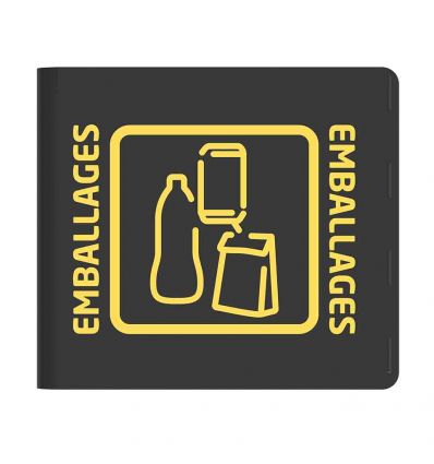 Poubelle tri sélectif extérieure
