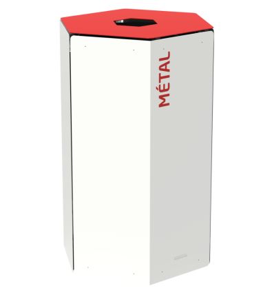 Poubelle de tri sélectif intérieur Hexatri