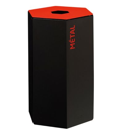 Poubelle de tri sélectif intérieur Hexatri