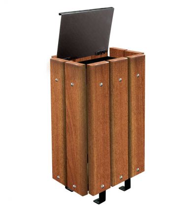 Poubelle en bois 30 litres