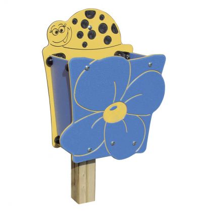 Poubelle ludique en bois
