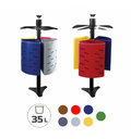 Poubelle extérieur pour tri sélectif en acier 3 ou 4 flux