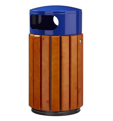 Poubelle Extérieure en Bois et en Acier