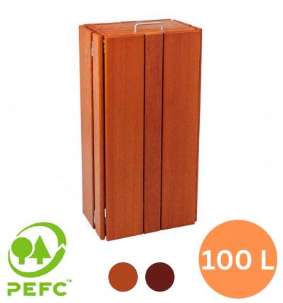 Poubelle en Bois 100 litres