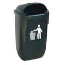 Poubelle murale extérieure en plastique