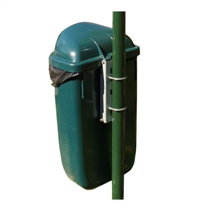 Poubelle murale extérieure en plastique