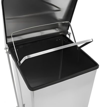 Poubelle HACCP acier ou inox