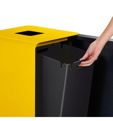 Poubelle intérieure de tri sélectif Cubatri