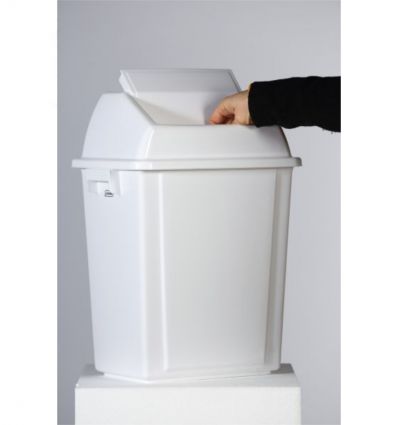 Poubelle murale intérieure en plastique