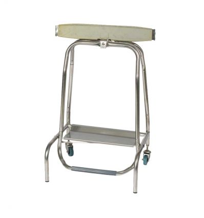 Poubelle pince sac Inox