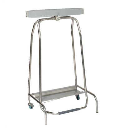 Poubelle pince sac Inox