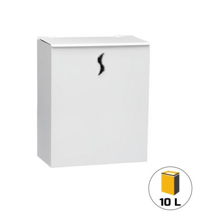 Poubelle sanitaire murale - 10L