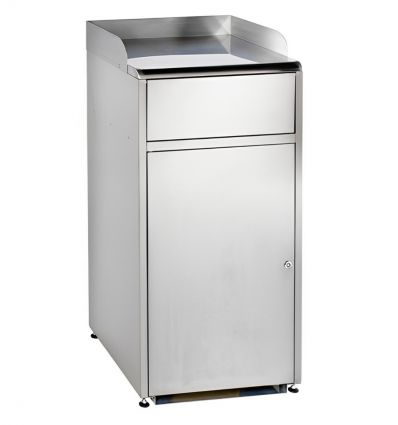 Poubelle snack inox