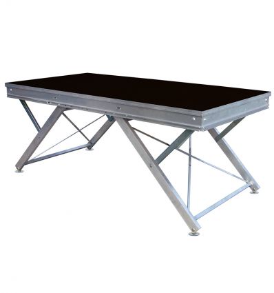 Praticable ciseaux 2 x 1 m