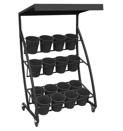 Présentoir Extérieur pour Fleuriste à Seaux