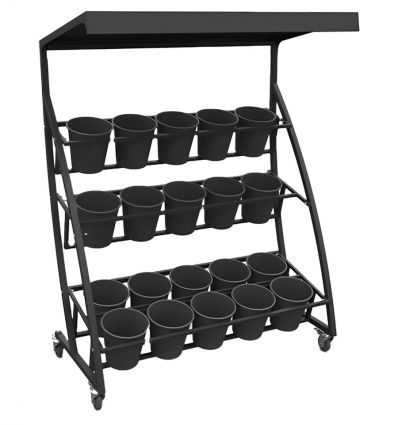 Présentoir Extérieur pour Fleuriste à Seaux