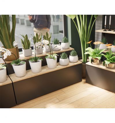Présentoir Fleuriste Professionnel 2 ou 3 Niveaux