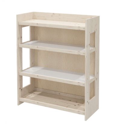 Présentoir pharmacie en bois