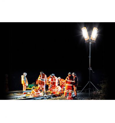 Projecteur de chantier puissant 115 000 lumens