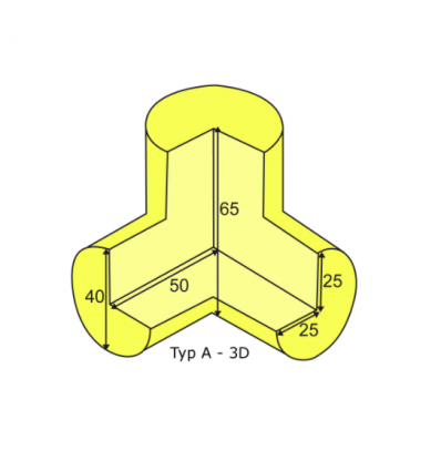 Protection d'angle A pour profilés