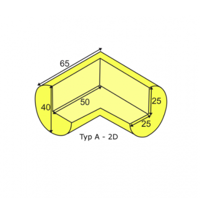 Protection d'angle A pour profilés