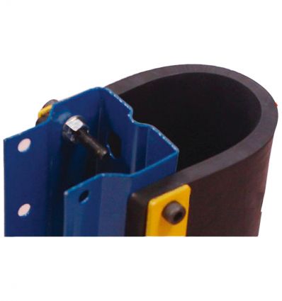 Protection de rayonnage anti-chocs en caoutchouc