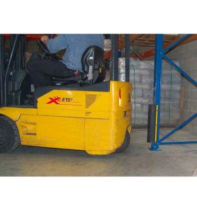 Protection de rayonnage anti-chocs en caoutchouc