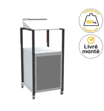 Pupitre d'atelier mobile modulable 150 kg