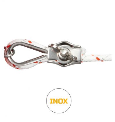 Raccordement corde pour poignée cloture electrique