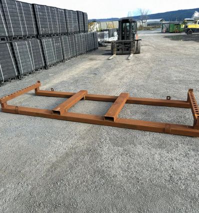 Rack a cloture de chantier verticale