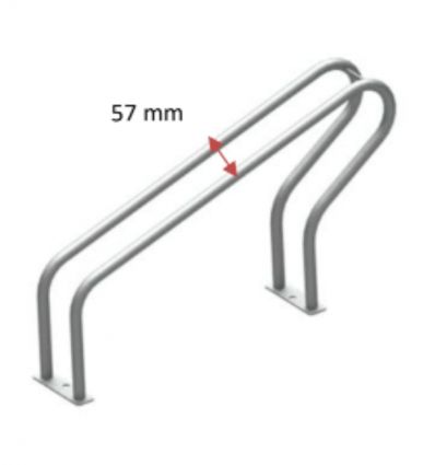 Rack à vélo 6 ou 8 places éco en acier