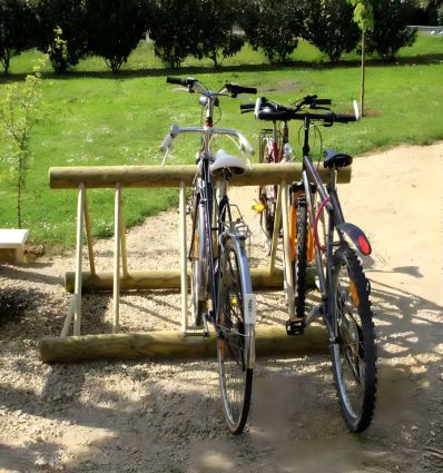 Rack à vélo 6 places en bois