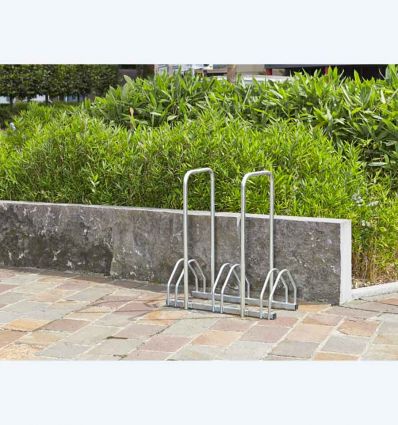 Rack à vélo extérieur 3 à 5 places en acier avec arceau