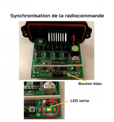 Radiocommande pour treuil électrique