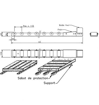 Rail palette